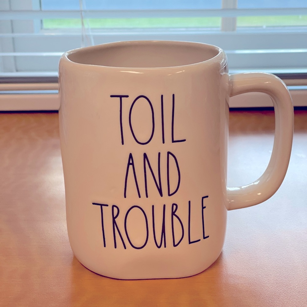Rae Dunn - “Toil and Trouble” mug - New